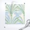 Chic Botanical Green Blue Palm Trees Tropical Leaf Grand Millennial Coastal Custom Printed Fabric by Spoonflower Various Fabrics by the Yard or Fat Quarter